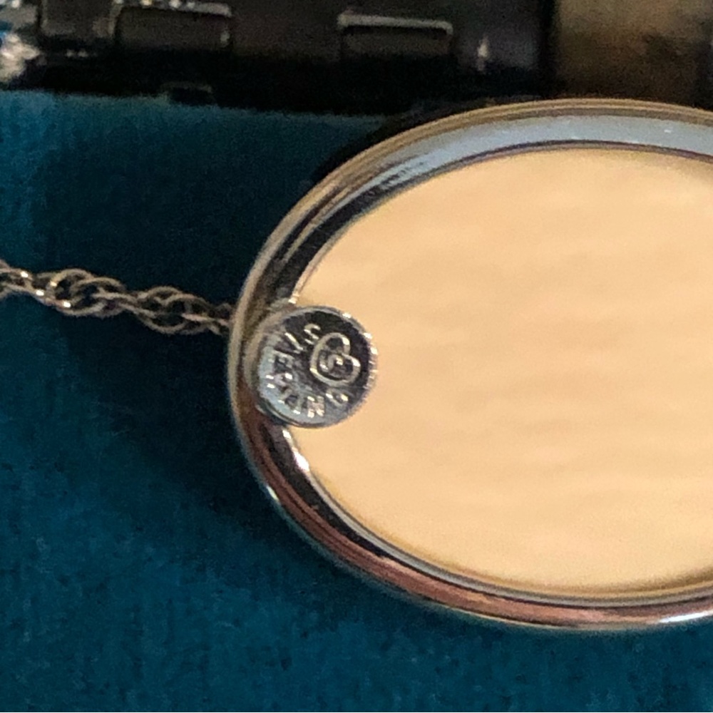 Vintage Sterling Scrimshaw Bicentennial Necklace WITH BOX & PAPERWORK - Picture 7 of 7